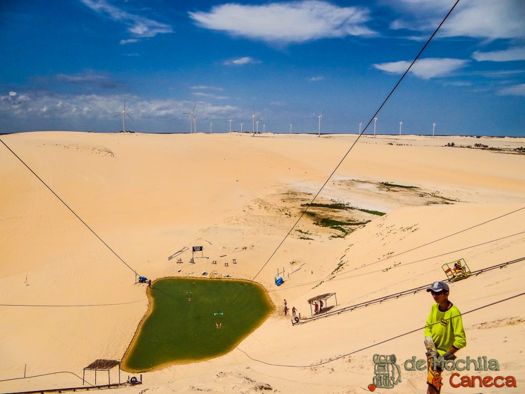 Canoa Quebrada - Ceará- tirolesa