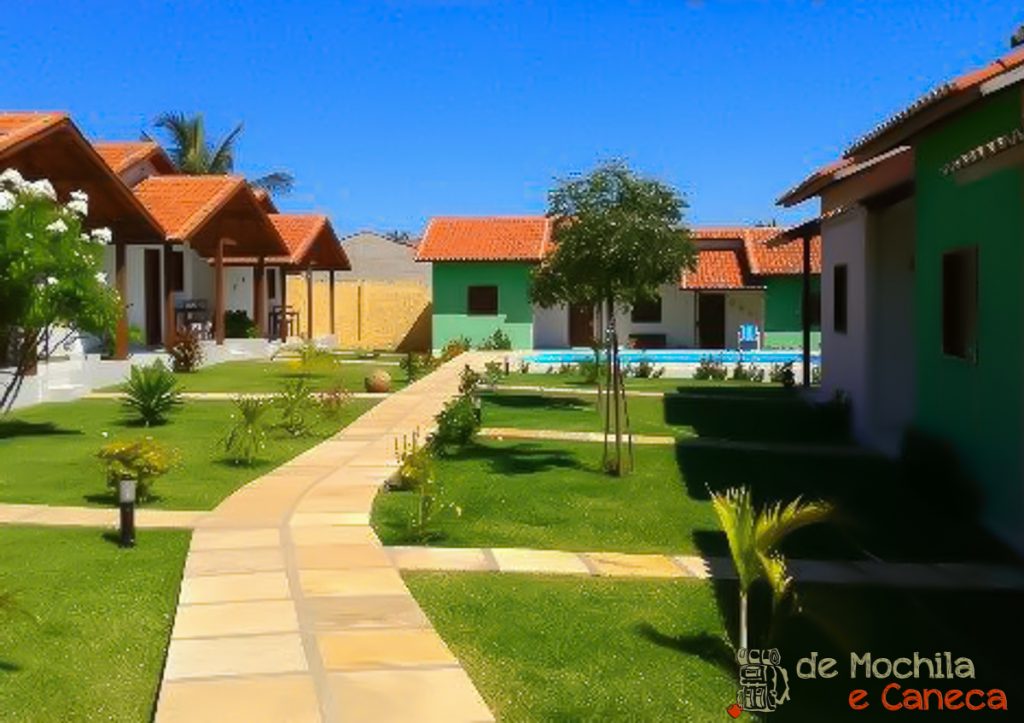 Canoa Quebrada - Ceará - Hospedagem - chales 