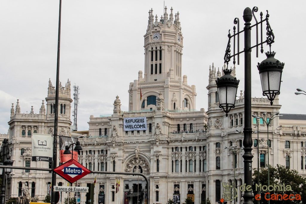palacio de cibeles - Madrid Palácio de Cibeles.