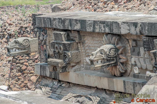 Templo de Quetzalcoatl. Templo de Quetzalcoatl. Teotihuacan