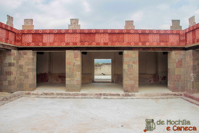 Palácio de Quetzalpapalotl. Palácio de Quetzalpapalotl.