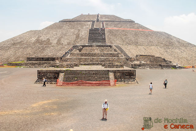 A Pirámide del Sol. A Pirámide del Sol. Teotihuacan