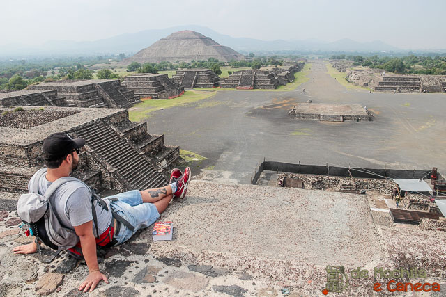 O belo visual a partir da Pirâmide da Lua. O belo visual a partir da Pirâmide da Lua.