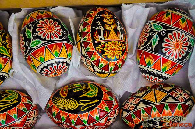 Pêssankas prontas. Foto: João B. dos Santos.