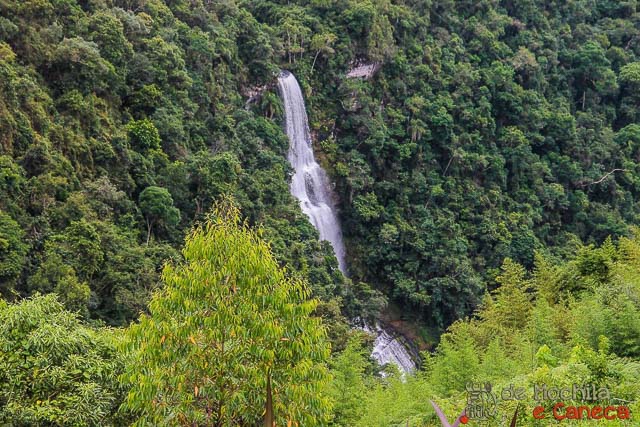 Salto São Sebastião visto do Mirante