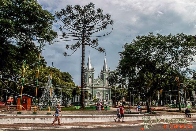 Praça Principal de Prudentópolis. 