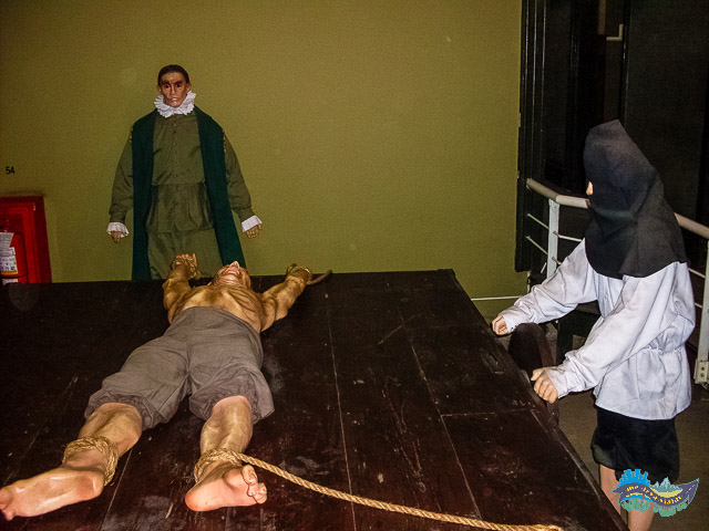 Câmara de Torturas - Museu da Inquisição de Lima. 