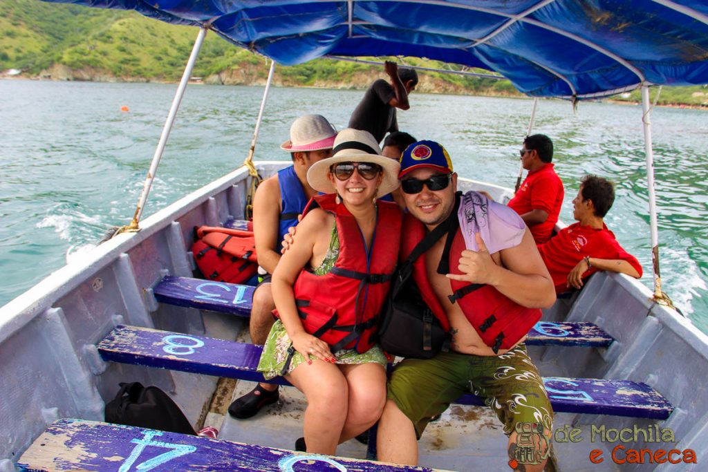 Taganga - travessia Praia Grande em barco