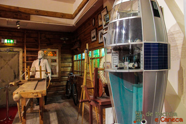 Sala criadores Museu da Cosmonáutica-Moscou