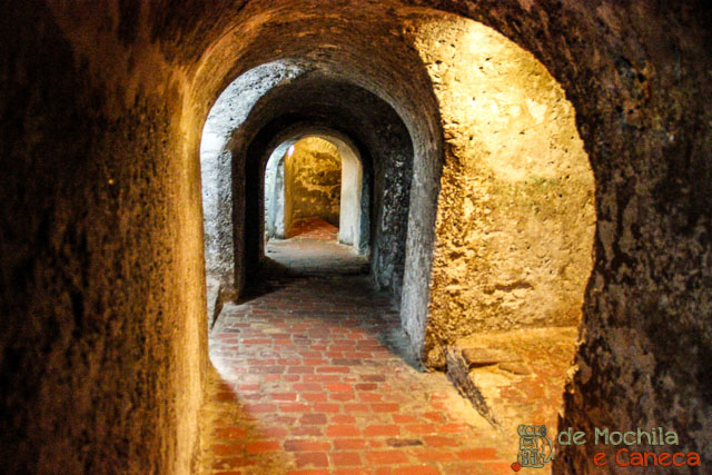 Castillo San Felipe de Barajas passeio de Chiva em Cartagena de Indias