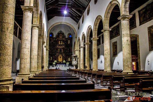 interior da cidade murada de Cartagena