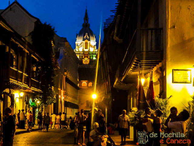 interior da cidade murada de Cartagena