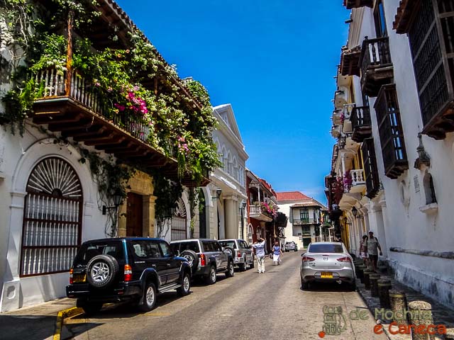 Ruas de Cartagena de Indias Colombia