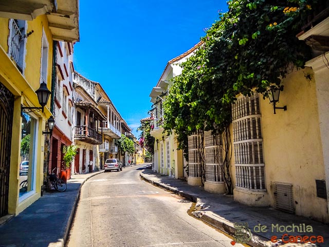 Ruas de Cartagena de Indias Colombia