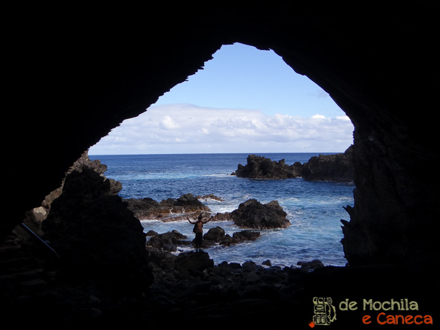 Caverna Ana Kai Tangata Cavernas da Ilha de Pascoa - Rapa Nui