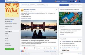 DMEC na Fanpage do Mtur. Facebook-Mtur---parques