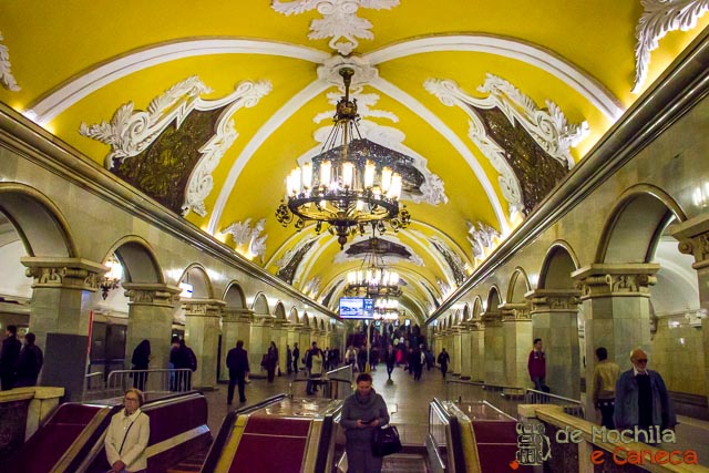 Metrô de Moscou-Russia