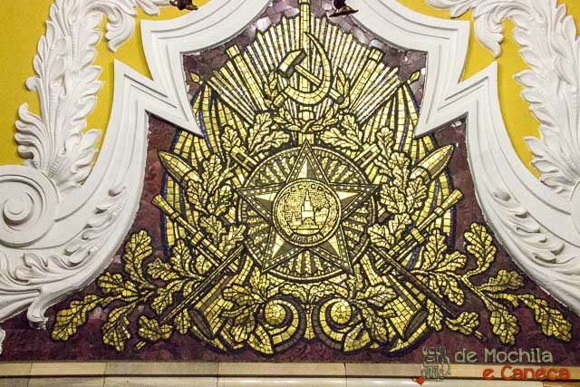 Metrô de Moscou-Russia