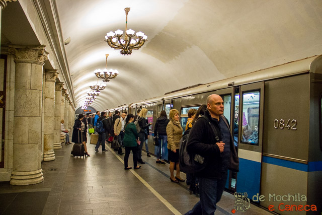 Metrô de Moscou-Russia