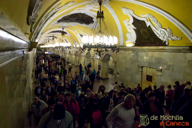 Metrô de Moscou-Russia