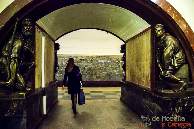 Metrô de Moscou-Russia