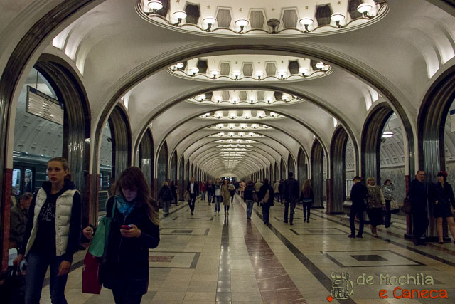 Metrô de Moscou-Russia