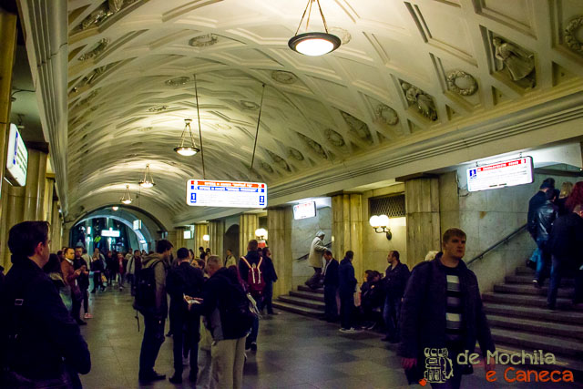Metrô de Moscou-Russia