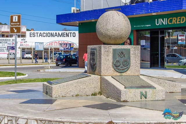 O que fazer em Laguna - Marco de Tordesilhas.