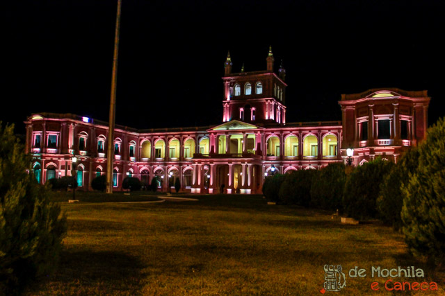 Palácio do governo de Assunção. 