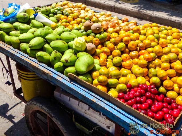 Frutas frescas em Cartagena de Indias. Frutas em Cartagena de Indias