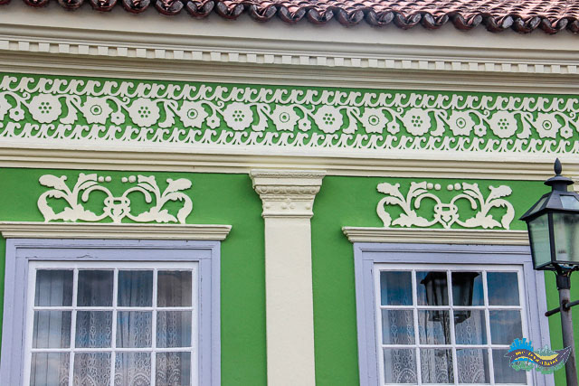 Detalhes das casas do Centro Histórico da Lapa.