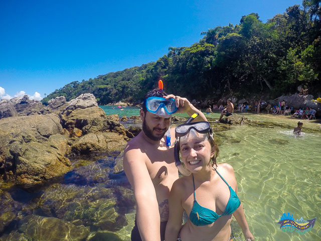 "Snorkeando" em Bombinhas. "Snorkeando" em Bombinhas.