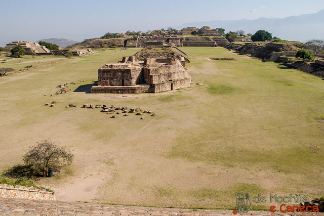 Monte Albán - Plataforma Sul. Monte Albán-Oaxaca