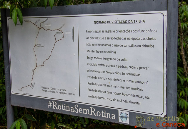 Mapa - Vale da Lua - Chapada dos Veadeiros-