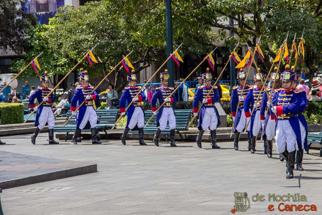 Troca da Guarda Presidencial - Equador