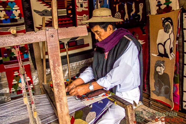 Artesão equatoriano - Quito