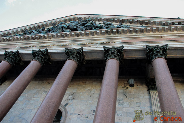 Catedral de São Isaac - Russia-Colunas