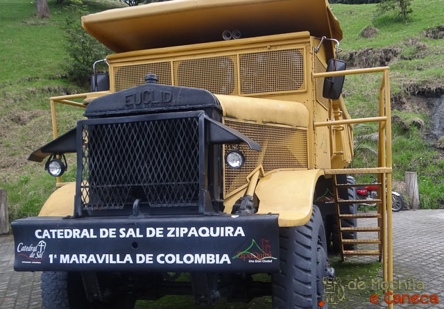 Catedral de Sal de Zipaquirá-Caminhão de sal