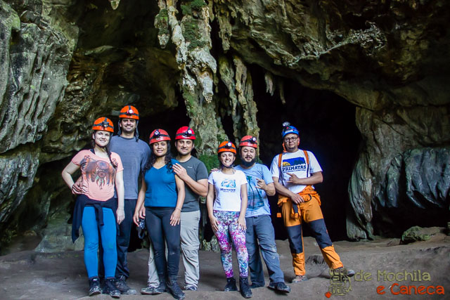 Galera da Expedição ao PETAR . Roteiro no Petar-Expedição