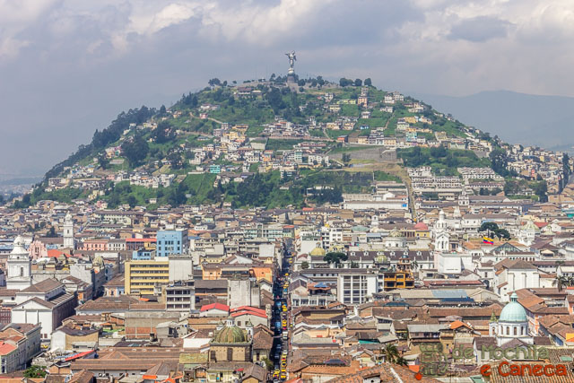 Vista da cidade de Quito Free Walking Tour em Quito- Vista da cidade de Quito