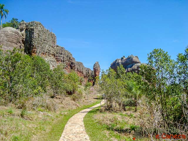 Parque Estadual de Vila Velha-trilha