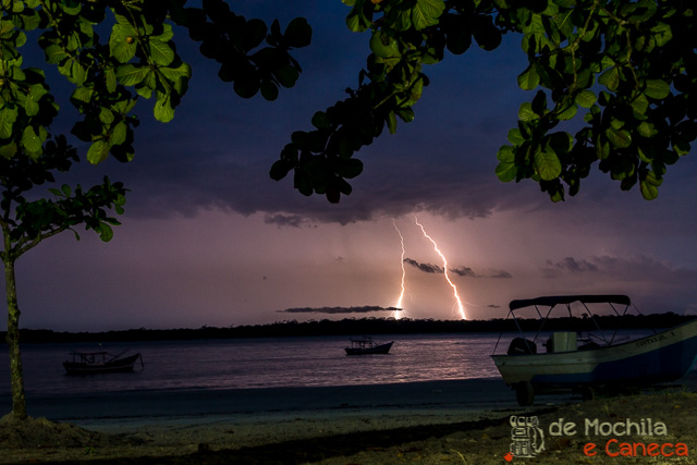 Ilha de Superagui-chuva - temporal
