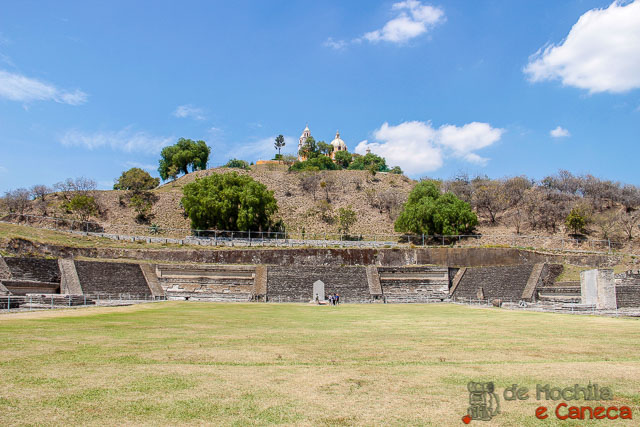 Patio de los Altares Grande Pirâmide de Cholula-México