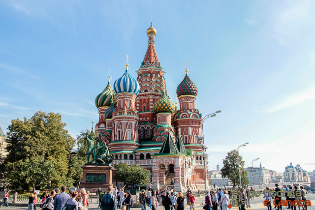 Praça Vermelha de Moscou - Catedral de São Basílio