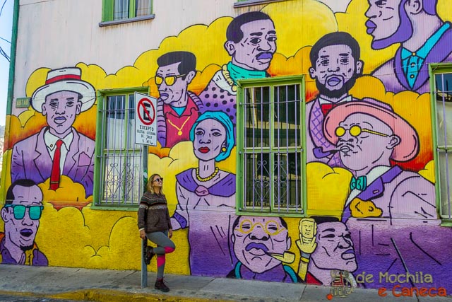 Grafites de Valparaíso. Roteiro de 11 dias no Chile - Grafites de Valparaíso.