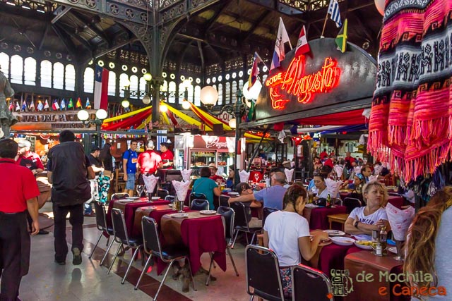 Mercado Central de Santiago. Mercado Central de Santiago.