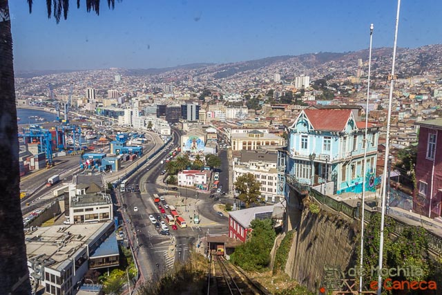Valparaíso Vista panorâmica de Valparaíso no Chile
