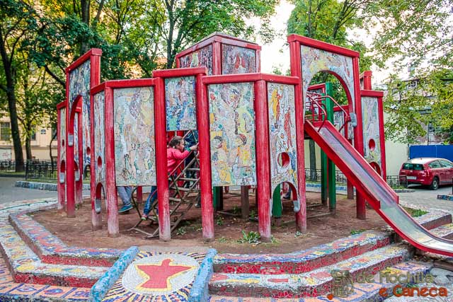 Parquinho decorado. Parquinho - São Petersburgo