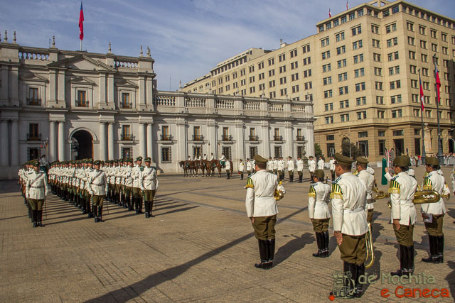 Troca de Guarda no Palácio de la Moneda