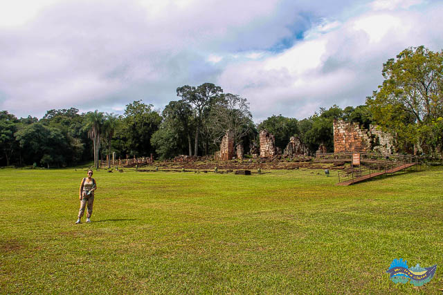 Praça Central da Missão Jesuíta Nuestra Señora de Santa Ana.